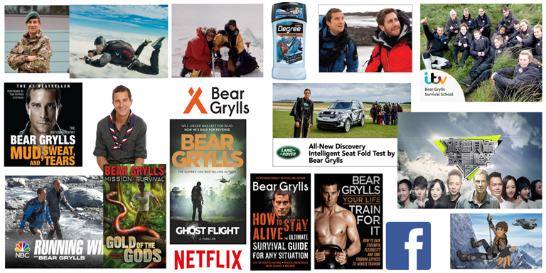 Above: The Bear Grylls Story in pictures