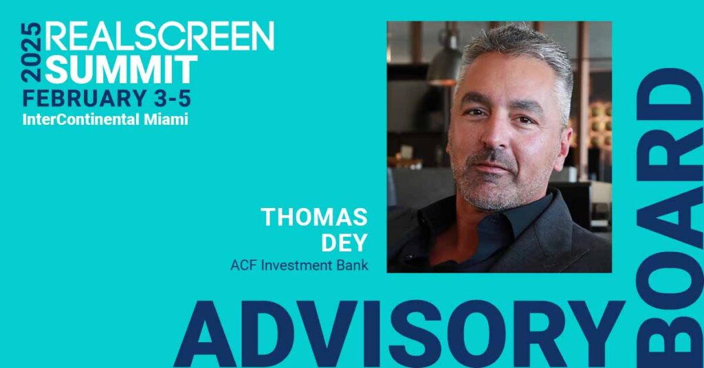 Thomas Dey joins the Realscreen Summit 2025 Advisory Board - ACF ...